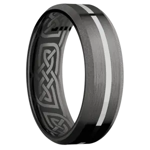 Tantalum Noir + Satin , Sand Finish + Zirconium