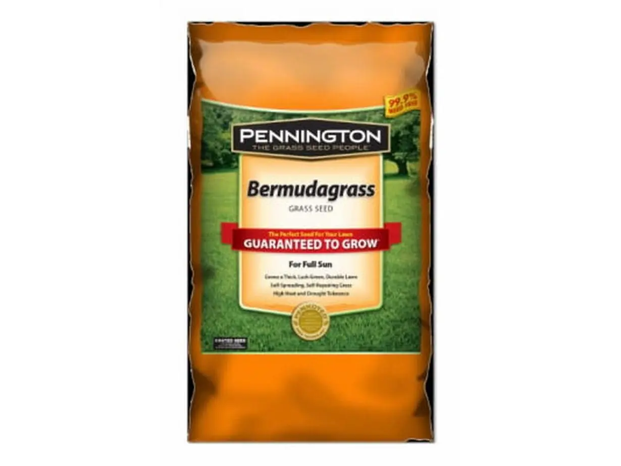 True Value 211136 Bermuda Grass Seed, 5 lbs, Full Sun-Suitable for Sunny Lawns, Very Fine Turf Type Texture, Wear Tolerant
