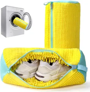 Reusable Shoe Washing Machine Bag, Laundry Shoe Bag for Washer & Dryer, Protective Cleaning Bag for Sneakers & Tennis Shoes