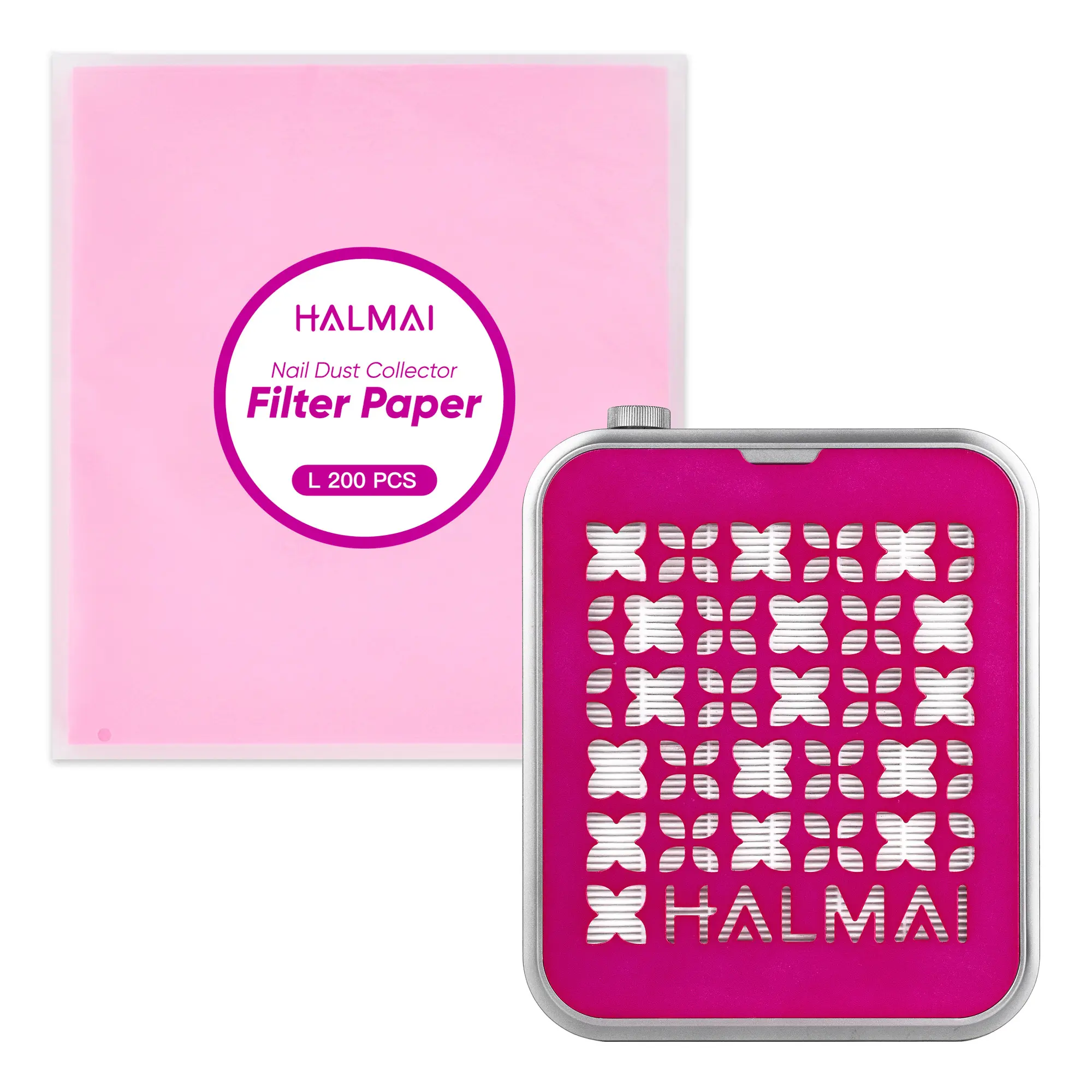 Grey+Filter Paper 200PCS(Pink)