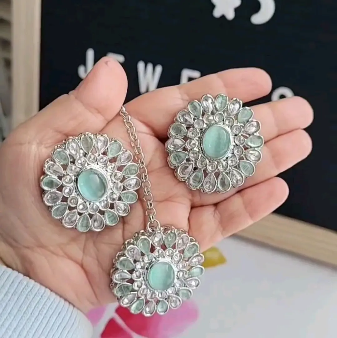 Tikka set  #Anniversary #Engagement #Wedding #desijwellery #fashion #tiktokshop