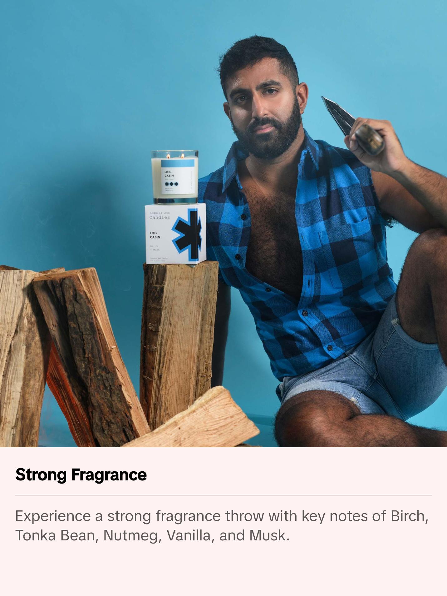 LOG CABIN Birch, Musk, Vetiver Candle