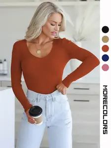 USBoutique Chic - Long Sleeve Top with Available in More Colors Women's Fashionable Apparel