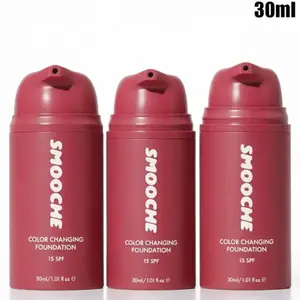 Smooche Color Changing Foundation –  3-pcs Shade Matching Liquid Makeup, SPF, 24H Wear, Vegan