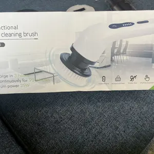 Product Review of Electric Spin Scrubber for Summer Gift, Handheld Shower Scrubber, Spinning Scrub Brush with Comfortable Adjustable Handle, Bathroom Scrubber, 360° Cordless Household Cleaning Brush for Windows, Electric Spin Scrubbers, Cleaner, Portable, Durable from T**w