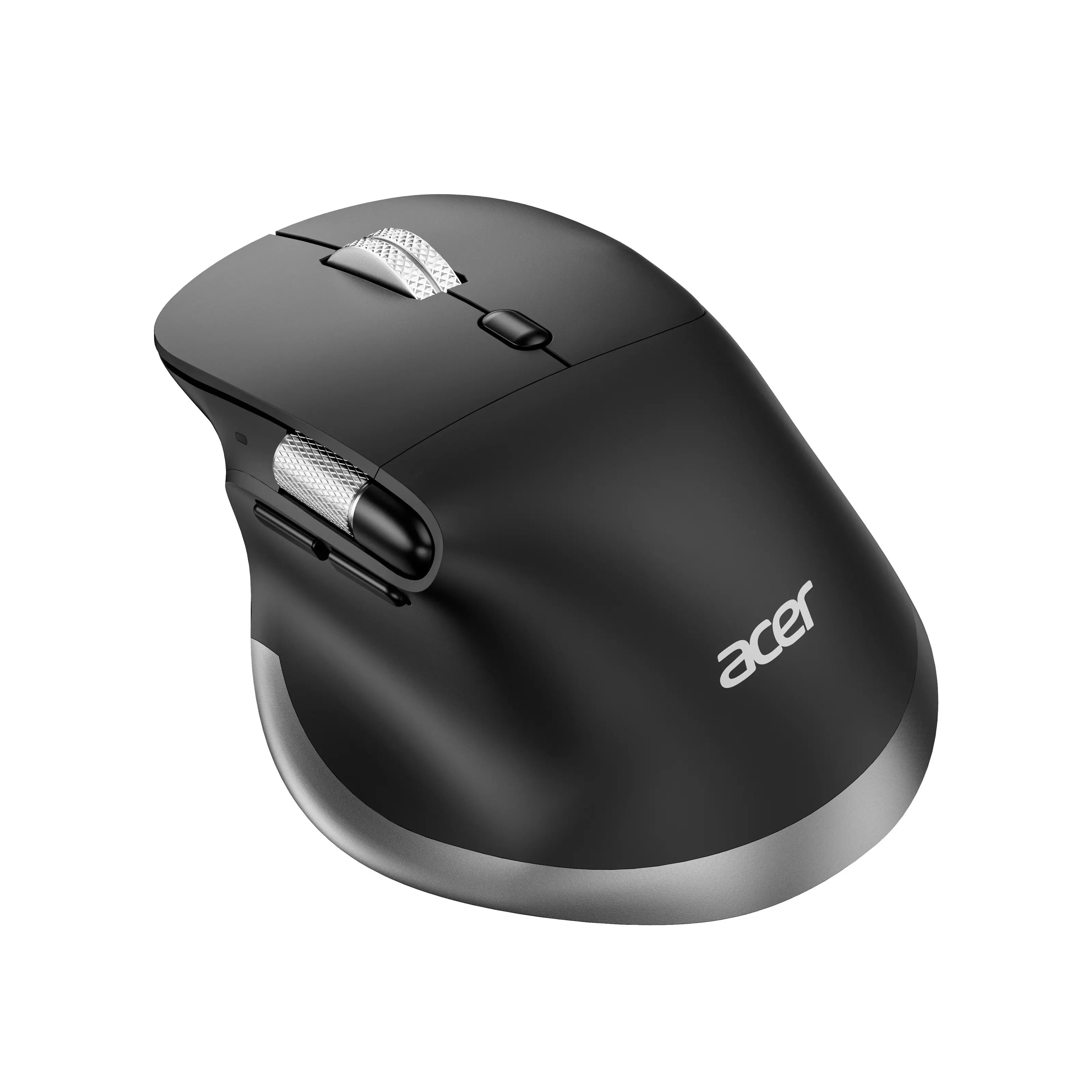 Acer Compact Ergonomic Cordless Mouse - Wireless Rechargeable, BT5.2+2.4GHz Connectivity, 8 Buttons, Side Scroll, 4800 DPI, Medium/Large Hand Fit, Home Office Accessory for Laptop, PC, MacBook Neo, Compact Ergonomic Mouse