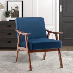 Vintage Classic Upholstered Accent Chair Armchair