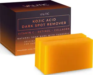 Facial Soap for Dark Spots & Helps Even Color with Vitamin C, Retinol, Collagen & Turmeric