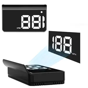 KUOWEIHUD Car Heads Up Display - Digital GPS Speedometer, USB Cable Plug-and-Play, Automatic Brightness Adjustment, Large Font Display, Car Accessories, Accessories For Car