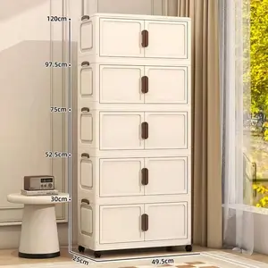 Bedroom Storage for messy home | Multi-layer Drawer Wheeled Stackable for Tidy Space