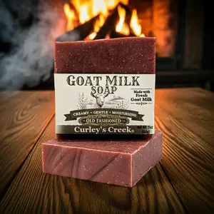 Goat Milk Soap | Old Fashioned | Handmade Exfoliating Soap | Bourbon & Oak | Curley’s Creek®