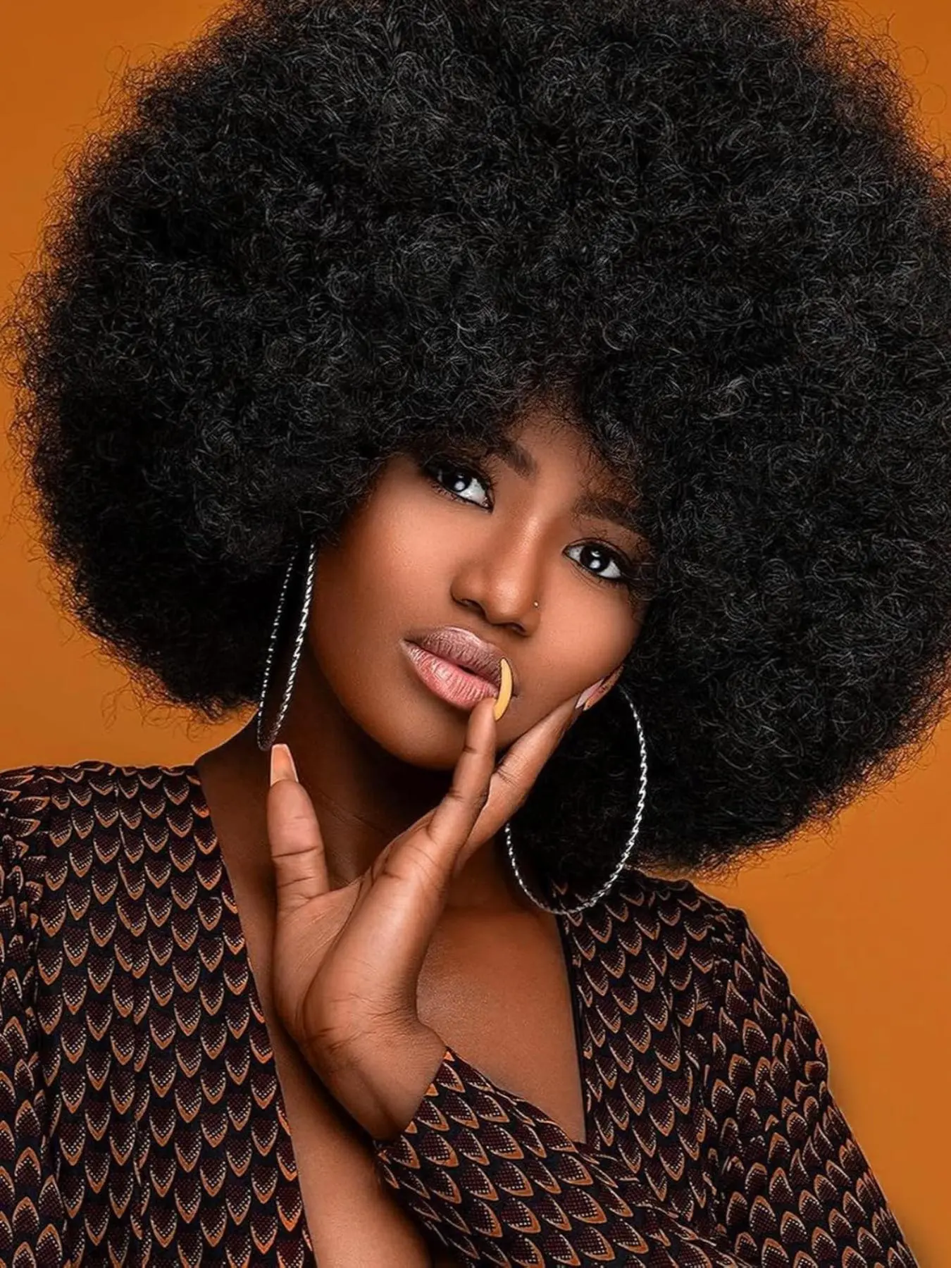 12 Inch Short Afro Curly Wigs for Women, Fashion Fluffy Wigs, Gorgeous Fluffy Wigs with Bangs, Synthetic Full Machine Wigs for Party, Daily Use, Synthetic Fiber Wig, Daily Wear Wig