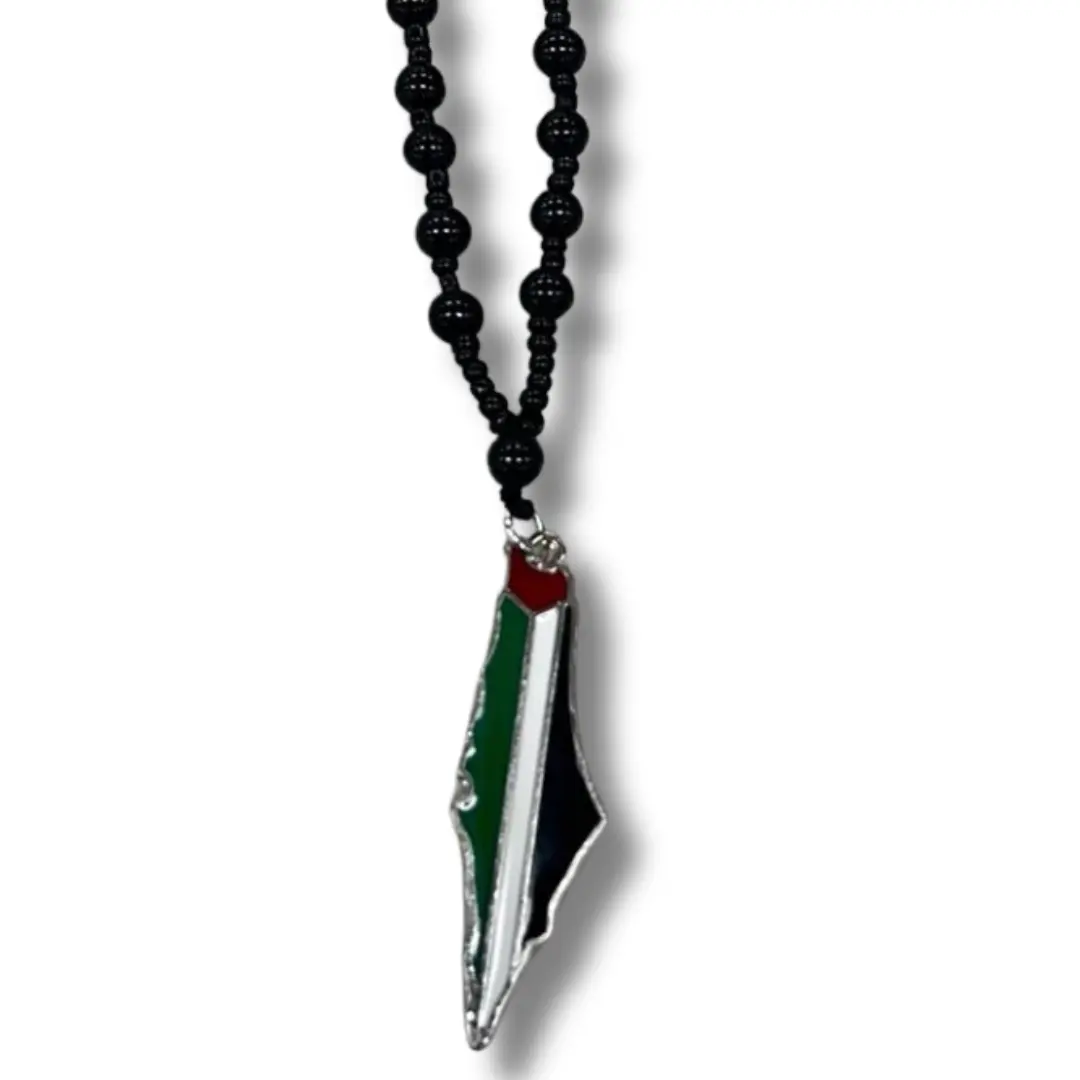 Palestine Pendants with Chain - Handmade Gifts for Family, Guardians, and Friends | Palestinian Elegance