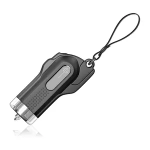 SMASH & ESCAPE Keychain! Car Window Breaker + Seatbelt Cutter (Works Underwater!)