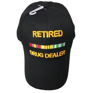 CrazyCoolBuys Retired Drug Dealer Baseball Style Embroidered Hat Funny Novelty Ball Cap