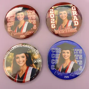 Custom Graduation Buttons | 2026 Grad Gift