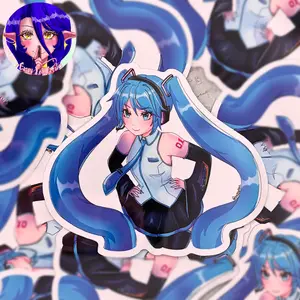 Vocaloid Miku Glossy Vinyl Sticker