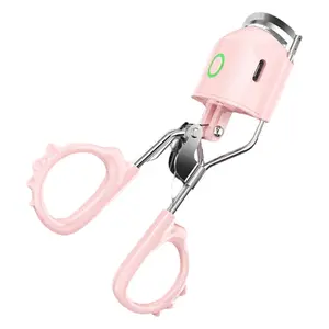Newly Upgraded Four Generations of Heated Eyelash Curler, 24 Hours Long Lasting, Rechargeable Electric Eyelash Curler, Temperature Control, Safe Anti-Burn Lash Curler, Quick Natural Curling Eye Lashes