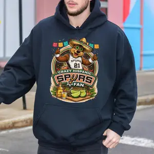 Crazy Hispanic Spurs Fan Shirt, Basketball Team Pride, Retro Graphic