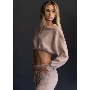 Premium Cropped Sweat Set