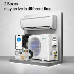 YITAHOME 9000/12000 BTU Mini Split Air Conditioner Heat Pump System, Wifi Enabled 19/20 SEER2 115V Inverter Ductless AC Cool Up to 450/750 Sq. Ft, Compatible with Alexa, Complete Installation Kit, White