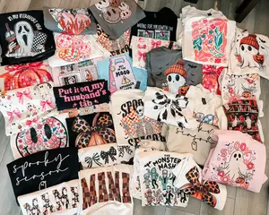 Random Mama Graphic T-Shirt DTF Transfer Unisex Tee Shirt Grab Bag Edgy Sarcastic Crewneck All Seasons Cotton Blend shirts women Women's Letter Print Short Sleeve back to schools Top