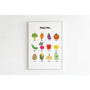 Emotion Chart-Today I Feel 11"x14"