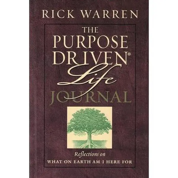 Used Paper Book Journal - The Purpose Driven Life Notebook by Rick Warren - Hardcover English Literature Volume