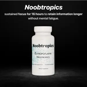 Premium Brain Supplement for Mental Speed and Recall, Focus, Concentration | 30 Capsules, 10mg each