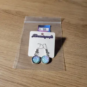 Leopard Print Pastel Dangle Earrings