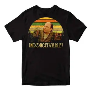 Vizzini Inconceivable The Princess Bride Movie Quote T-Shirt for Fans