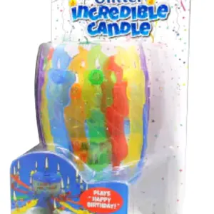 Sparkle Glitter Birthday Candle Cake Topper