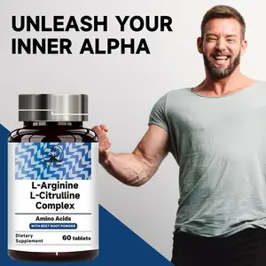 Arginine for Men - Designed for male vitality! 400 mg free-form L-arginine, 260 mg L-citrulline, 100 mg beetroot powder for a natural boost!