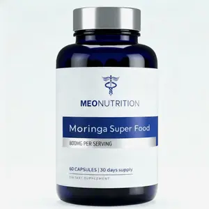 Moringa Capsules 800mg - Pure Horseradish Tree Leaf Superfood Supplement for Healthy Energy, Sleep & Joint Support - Made in USA, Vegan, Non-GMO - 60 Veggie Capsules