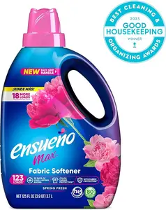 Max Liquid Fabric Softener- With Long-Lasting Freshener And Wrinkle Eliminating formula Detergent Fragrance