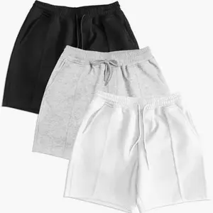 SOLADO Men's Shorts – Above-the-Knee Fit, Soft Double-Layer Fleece Fabric – Comfortable, Breathable, and Stylish