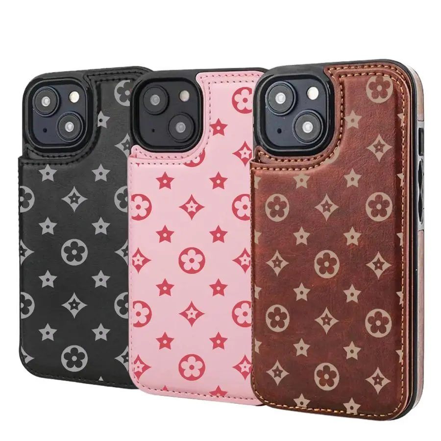 Luxury letter pattern phone case for iPhone 17 Pro Max, genuine leather, shockproof protective case Phone Case For Samsung Galaxy S26 S25 iPhone 17 16 15 14 13 12 11 X XS AIR PRO PLUS MAX AIR Phone Case, Accessories, Smartphone