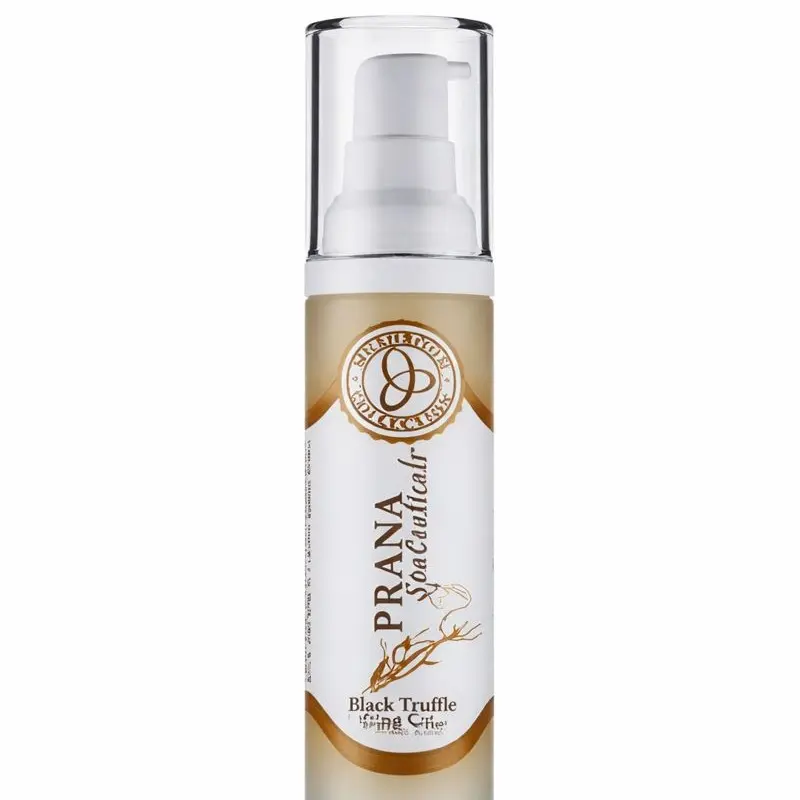 Prana SpaCeuticals Black Truffle Lifting Crème 1.7oz Mushroom Collection Night Treatment with Black Truffles & Pure African Kigelia Fruit Oils for Travelers