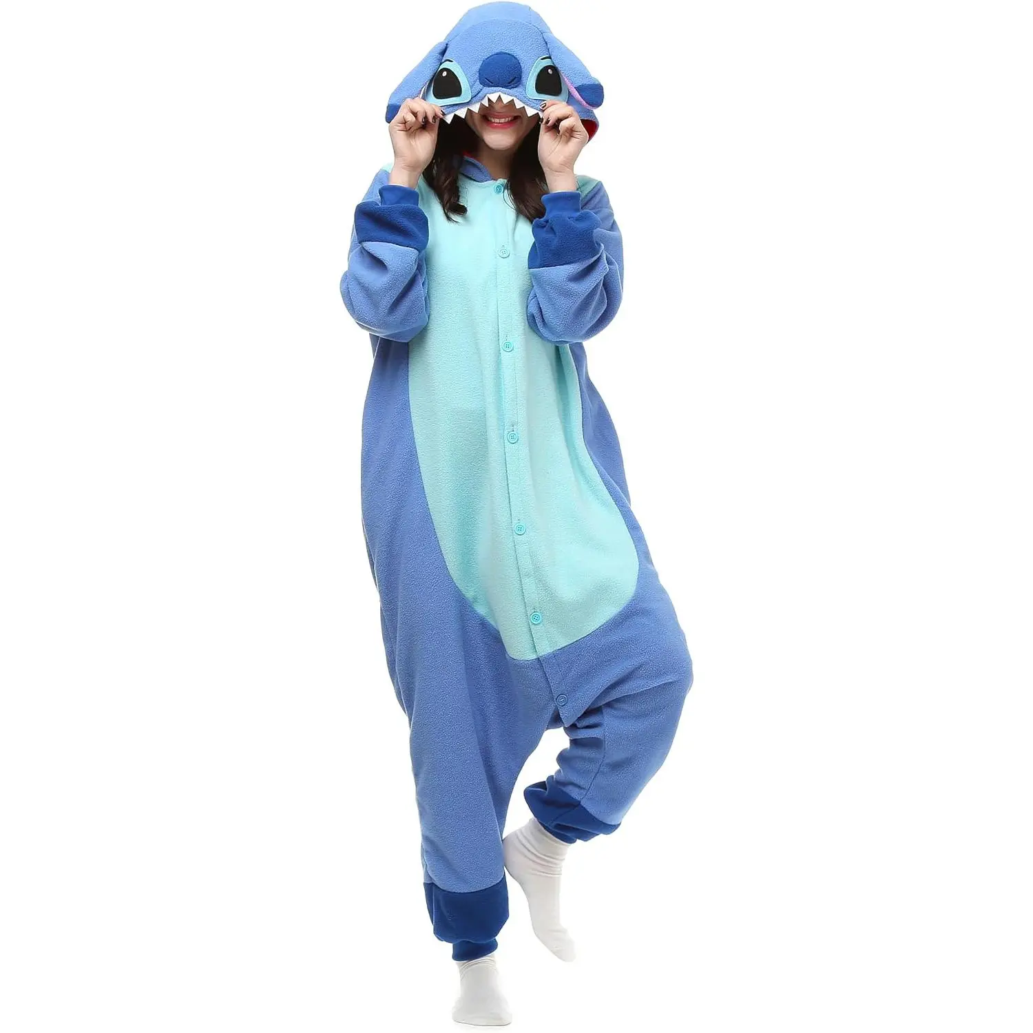 Men's Animal Onesie Pajamas - Menswear Soft Sleepwear & Loungewear for Halloween Cosplay, Birthday Parties