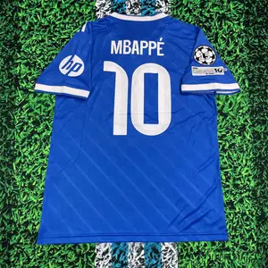2025 2026 Away Blue No.10 Short-Sleeve Football Jersey