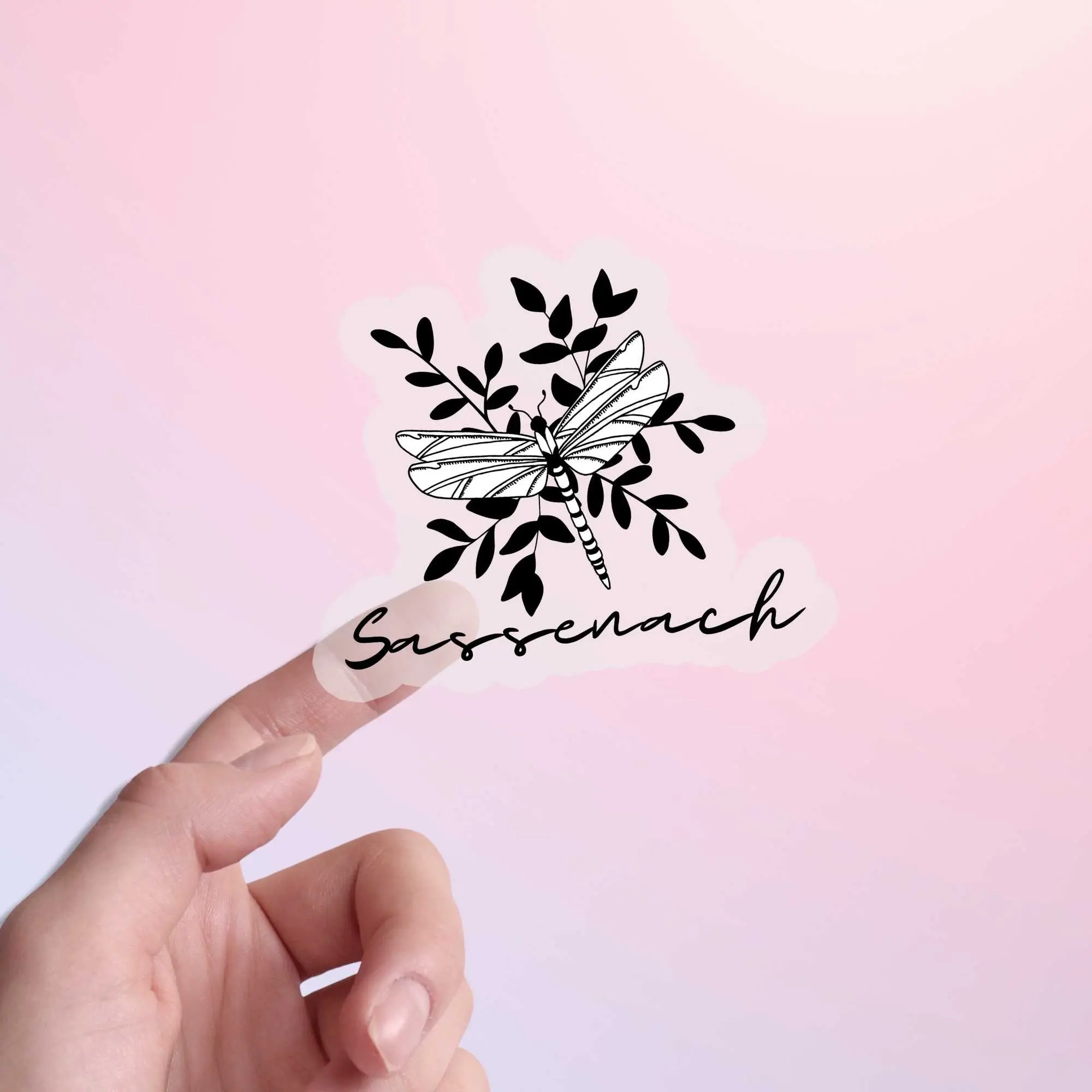 Outlander Sticker Sassenach Dragonfly