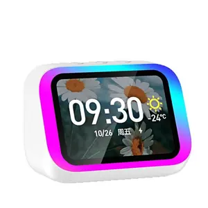Smart speaker, hands-free calling, music playback, electronic photo album, time announcement, weather forecast, alarm clock