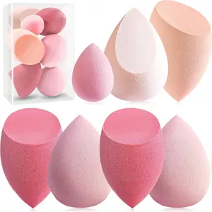 Summer Gift 7-Piece Makeup Sponge Set - Foonbe Blender Sponges for Liquid, Cream & Powder, Latex-Free, Vegan & Cruelty-Free with 1 Mini Sponge