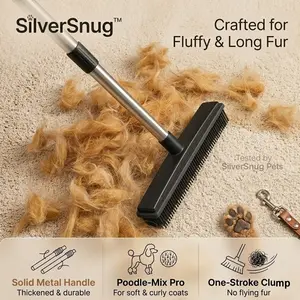 Pet Hair Removal Broom,Hair Resistant Household Floor Scrubber