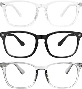 Polycarbonate Computer Blue Light Glasses,Reduce Eye Strain UV Blocking for Computer Screen computer gaming TV Phone Reading,for Men and Women