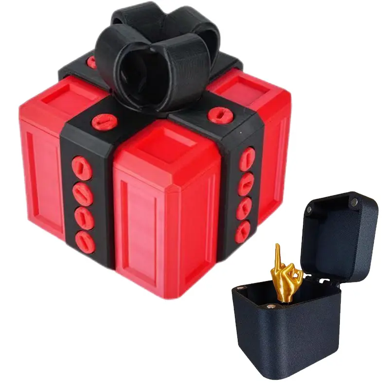 Black Red + Middle Finger