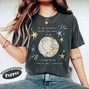 Comfort Colors Orbiter Lyrics Tee, Noah Astronaut T-Shirt, Unisex Cotton T-Shirt, Retro Concert Tee, Dancing Lady Bugs Shirt, The Last Of The Bugs Tee
