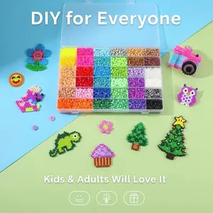 Perler Bead Gift Set with over 10 Colors, Full Tool Kit, Perfect for Christmas, Birthday, Any Occasion, Model Xinghao Kla347