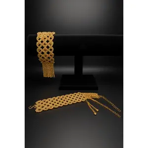 Radiant Lattice Rhinestone Cuff Bracelet