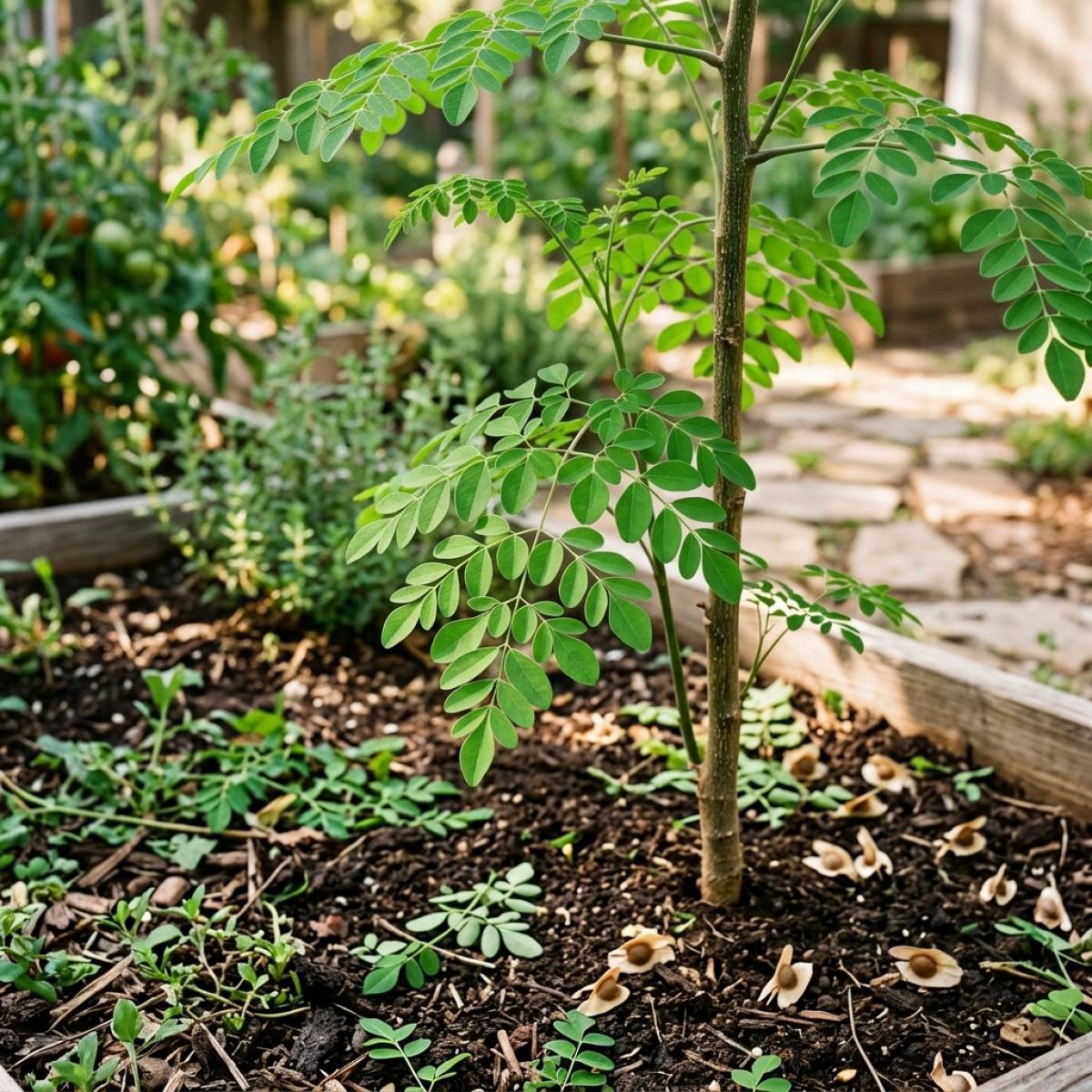 Premium Moringa Seeds High Germination Rate Organic Edible Moringa Oleifera for DIY Crafts Tea Infusions & Garden Planting